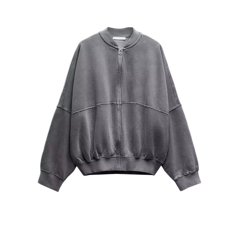 Zipper Pilot Jacket Jacket For Women - RIFTOO