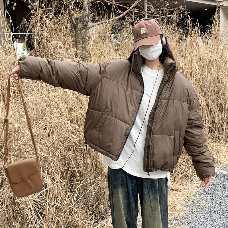 Women’s Short Puffer Jacket – Warm & Cozy Winter Coat - RIFTOO