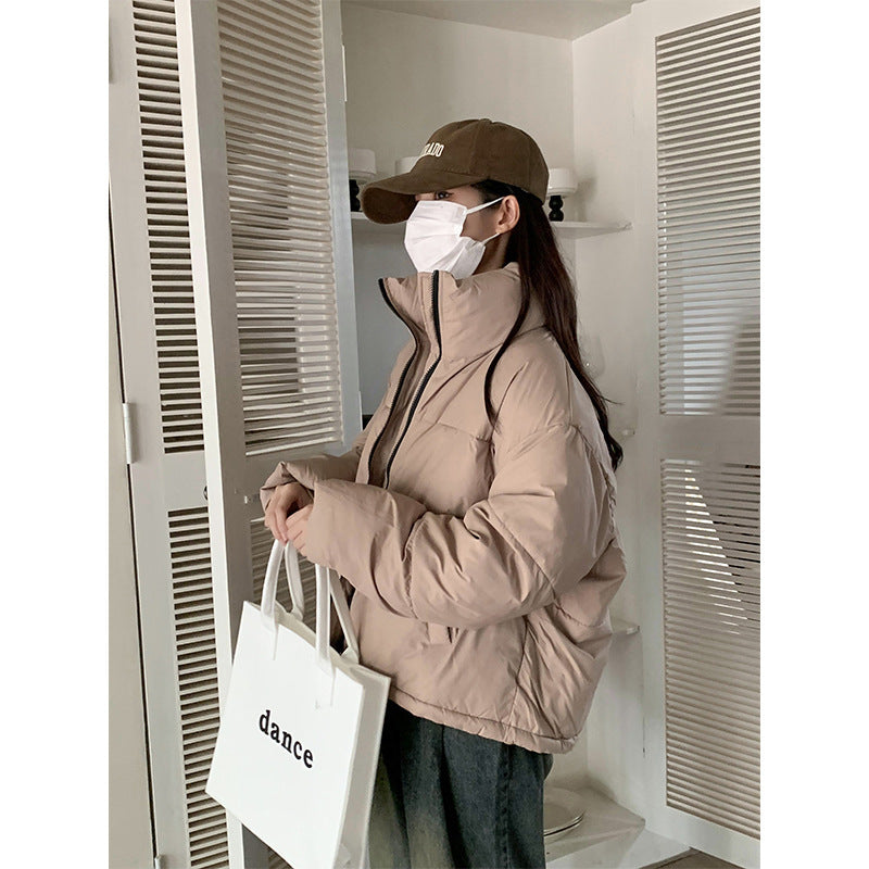 Women’s Short Puffer Jacket – Warm & Cozy Winter Coat - RIFTOO